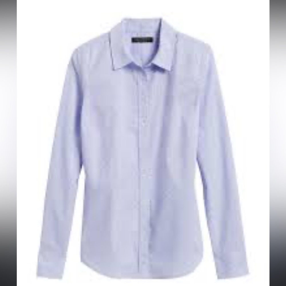 Banana Republic Riley Fitted Button Down Petite 0
